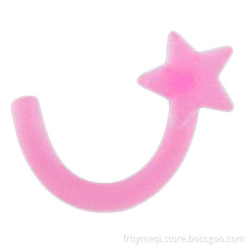 18-gauge Star Flexible Nose Bone Piercing